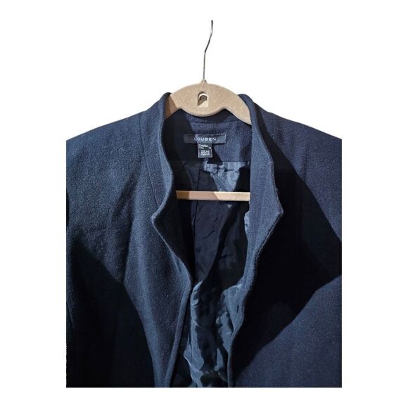 LOUBEN Canada Black Open Front Cashmere Blend Jacket Blazer - Size 10 - Picture 3 of 7